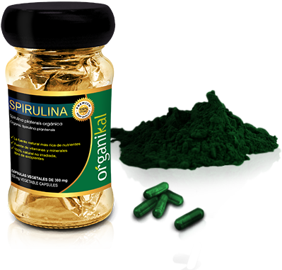 distbeatriz - organikal - spirulina - cápsulas-